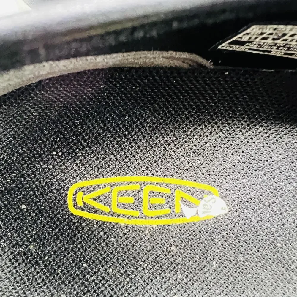 KEEN Shoes Women 8 Black Leather Lorelai Slip On Walking Sneakers Comfort Casual